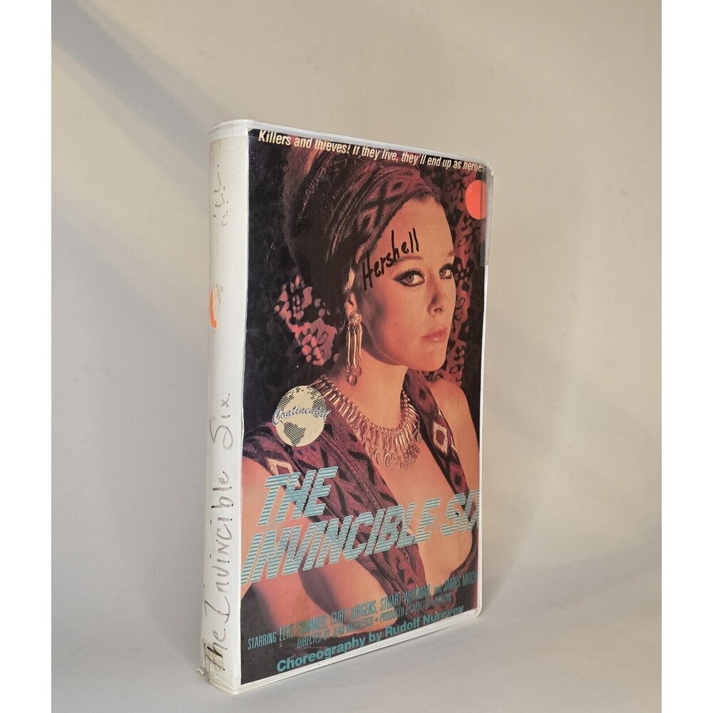Invincible Six VHS Ultra Rare Cult Classic Split Box